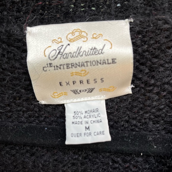 Vintage Express Floral Mohair Blend Button Front Cardigan - Picture 7 of 9